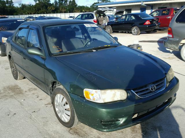 2T1BR12E92C573548 - 2002 TOYOTA COROLLA CE GREEN photo 1