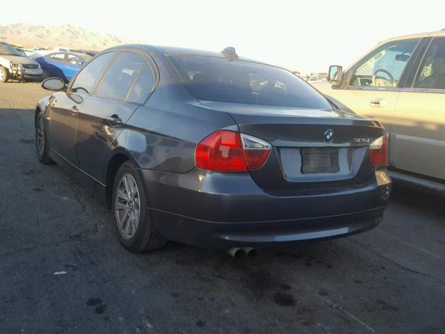 WBAVB13586KX67487 - 2006 BMW 325 I CHARCOAL photo 3