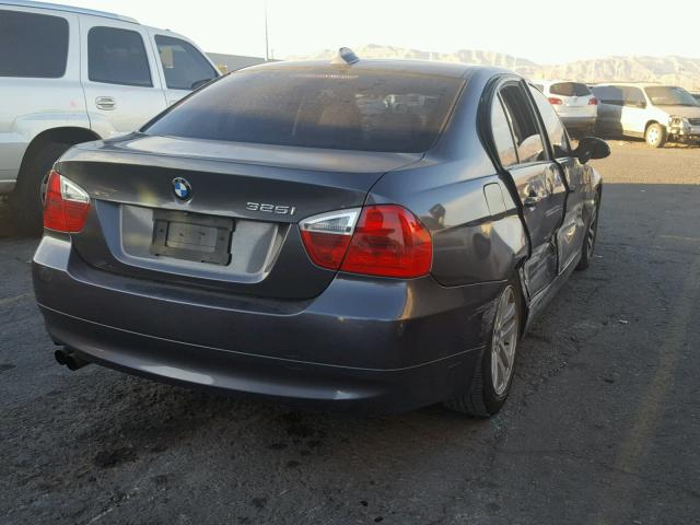 WBAVB13586KX67487 - 2006 BMW 325 I CHARCOAL photo 4