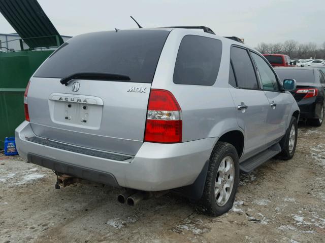 2HNYD18882H504750 - 2002 ACURA MDX TOURIN SILVER photo 4