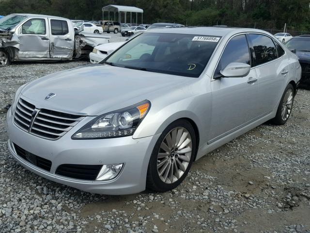 KMHGH4JH3EU074253 - 2014 HYUNDAI EQUUS SIGN GRAY photo 2