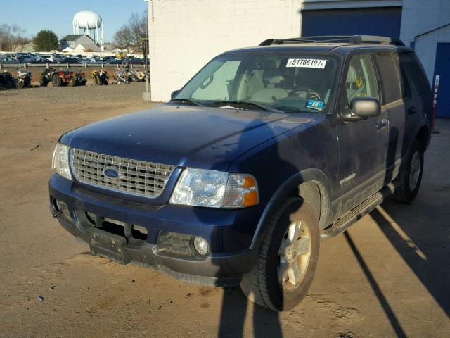 1FMZU73E05UB29685 - 2005 FORD EXPLORER X BLUE photo 2