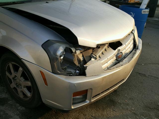 1G6DM57T270108328 - 2007 CADILLAC CTS SILVER photo 9