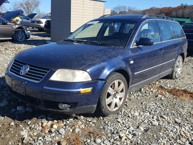 WVWYH63B42E378436 - 2002 VOLKSWAGEN PASSAT GLX PURPLE photo 2