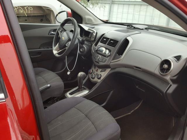1G1JC5SHXC4168701 - 2012 CHEVROLET SONIC LT 红色 照片 5