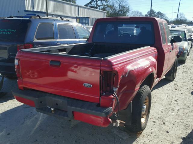 1FTYR14U31PA20084 - 2001 FORD RANGER SUP RED photo 4