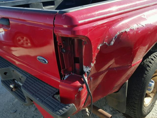 1FTYR14U31PA20084 - 2001 FORD RANGER SUP RED photo 9