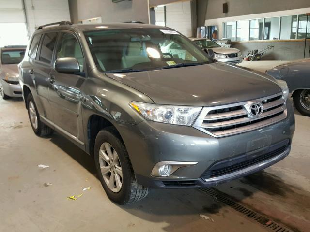 5TDBK3EHXBS080541 - 2011 TOYOTA HIGHLANDER GREEN photo 1