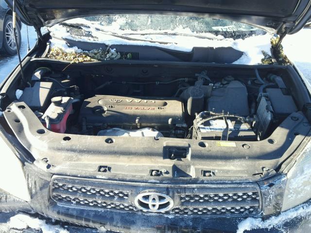 JTMBD33V986069462 - 2008 TOYOTA RAV4 BLACK photo 7