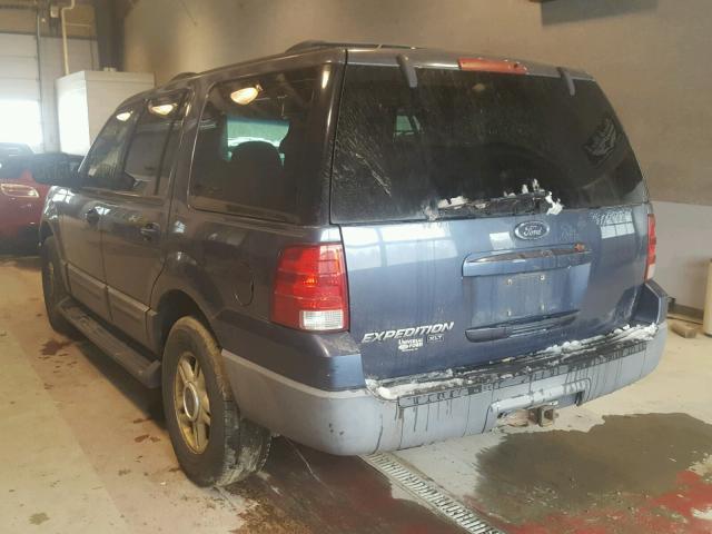 1FMPU16W03LA12720 - 2003 FORD EXPEDITION BLUE photo 3