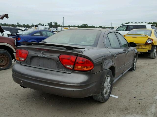 1G3NL52F72C122299 - 2002 OLDSMOBILE ALERO GL BROWN photo 4