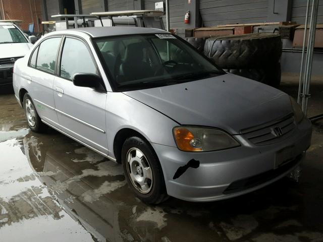 1HGEN26552L000147 - 2002 HONDA CIVIC GX GRAY photo 1