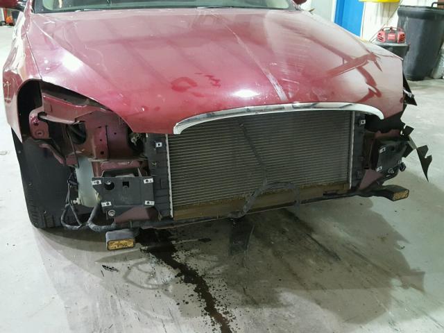 1G4HD57237U187468 - 2007 BUICK LUCERNE CX BURGUNDY photo 9