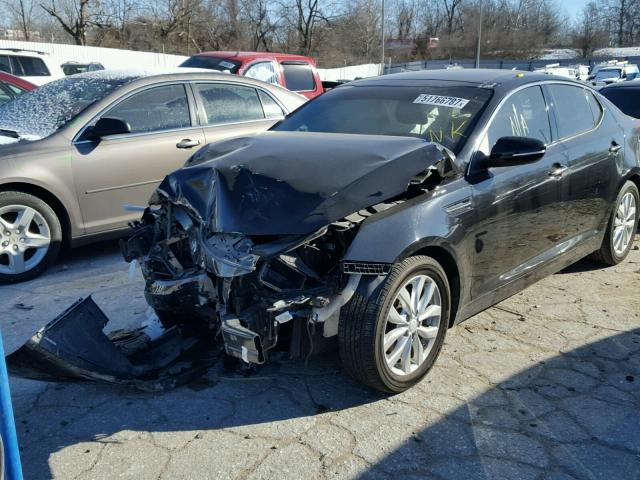 5XXGN4A72EG262756 - 2014 KIA OPTIMA EX BLACK photo 2