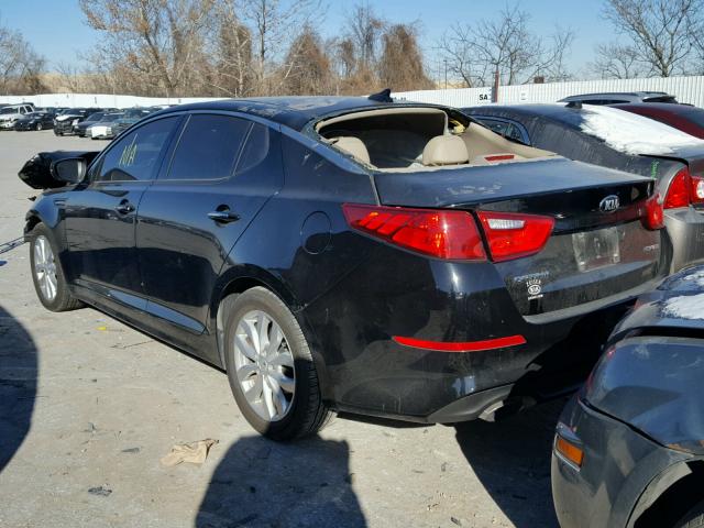 5XXGN4A72EG262756 - 2014 KIA OPTIMA EX BLACK photo 3