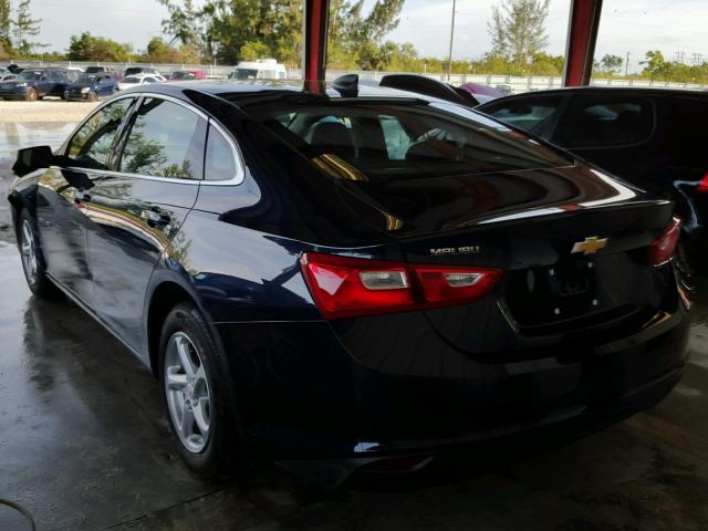 1G1ZB5ST9JF153523 - 2018 CHEVROLET MALIBU LS BLACK photo 3