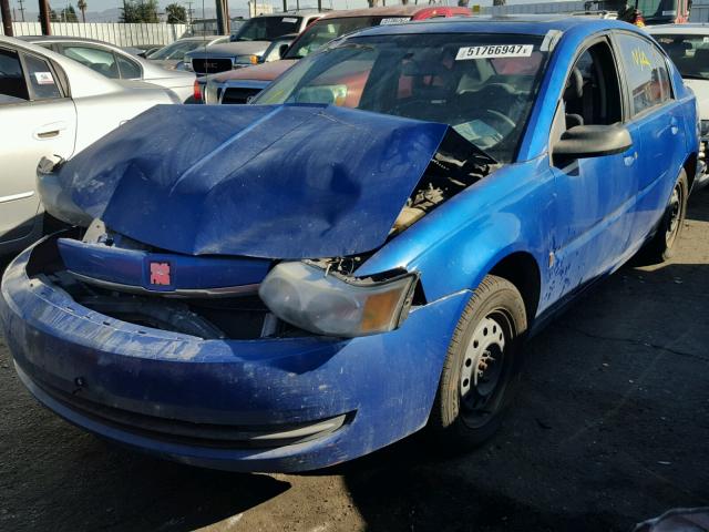 1G8AJ52F44Z221516 - 2004 SATURN ION LEVEL BLUE photo 2