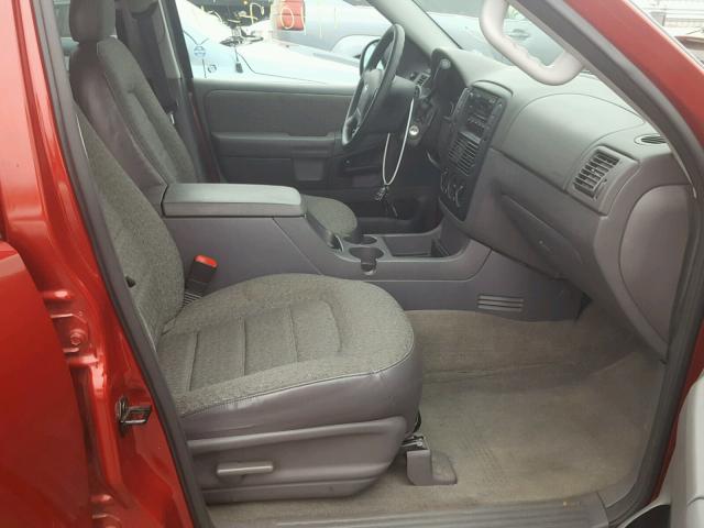 1FMZU62E54ZA95661 - 2004 FORD EXPLORER X RED photo 5