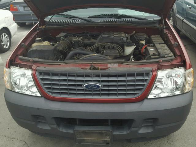 1FMZU62E54ZA95661 - 2004 FORD EXPLORER X RED photo 7