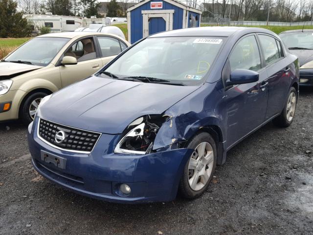 3N1AB61E88L691114 - 2008 NISSAN SENTRA 2.0 BLUE photo 2