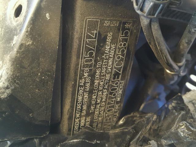 WB1014606EZC95815 - 2014 BMW G650 SERTA SILVER photo 10