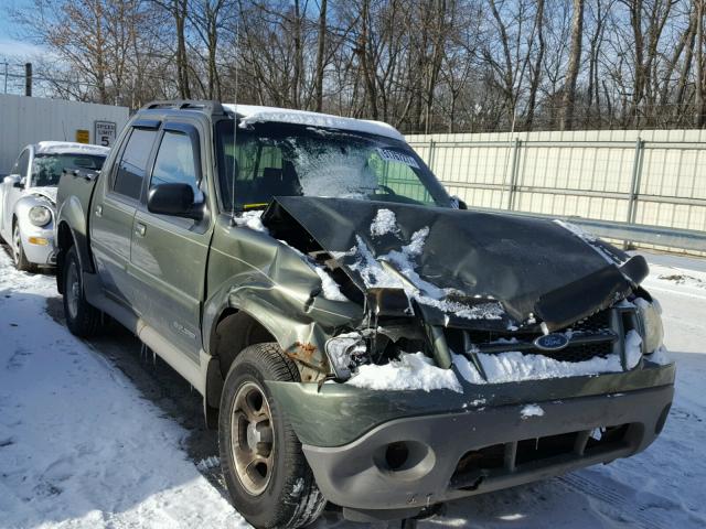 1FMZU77E12UB67562 - 2002 FORD EXPLORER S GREEN photo 1