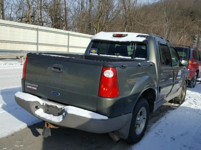 1FMZU77E12UB67562 - 2002 FORD EXPLORER S GREEN photo 4