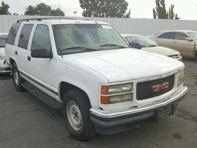 1GKEK13R0XJ710041 - 1999 GMC YUKON WHITE photo 1