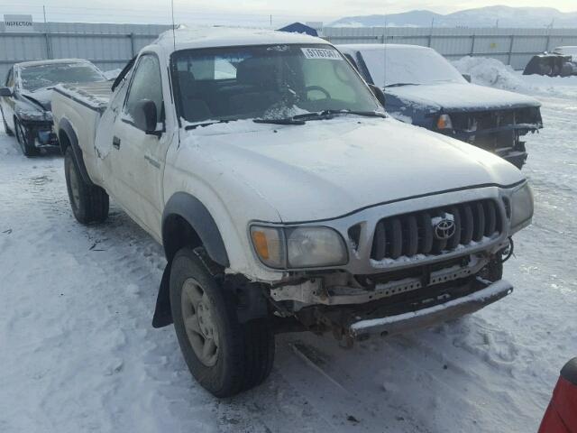 5TEWN72N74Z339616 - 2004 TOYOTA TACOMA XTR WHITE photo 1