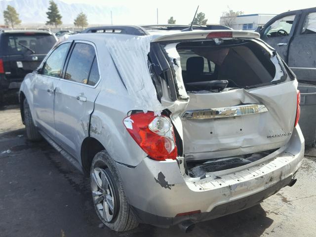 2GNFLDE57C6276580 - 2012 CHEVROLET EQUINOX LT SILVER photo 3