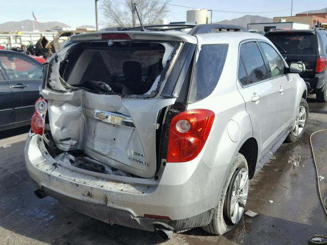 2GNFLDE57C6276580 - 2012 CHEVROLET EQUINOX LT SILVER photo 4