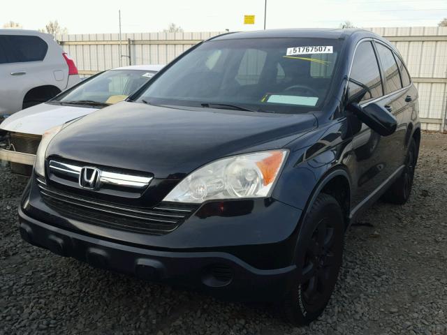 JHLRE48757C109485 - 2007 HONDA CR-V EXL BLACK photo 2