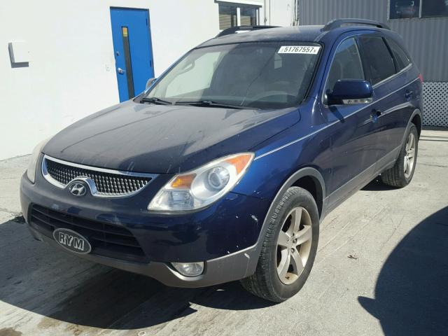 KM8NU13C87U008299 - 2007 HYUNDAI VERACRUZ G BLUE photo 2