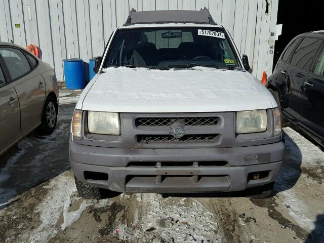 5N1ED28Y91C541804 - 2001 NISSAN XTERRA XE WHITE photo 9