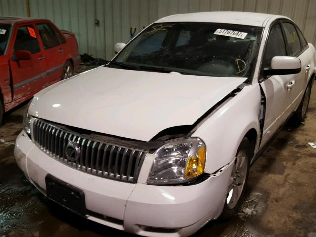 1MEFM40145G624296 - 2005 MERCURY MONTEGO LU WHITE photo 2