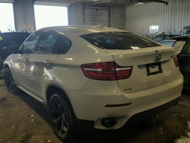 5UXFG2C55E0K41437 - 2014 BMW X6 XDRIVE3 WHITE photo 3