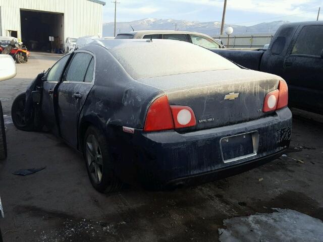 1G1ZG57B99F249035 - 2009 CHEVROLET MALIBU LS BLUE photo 3