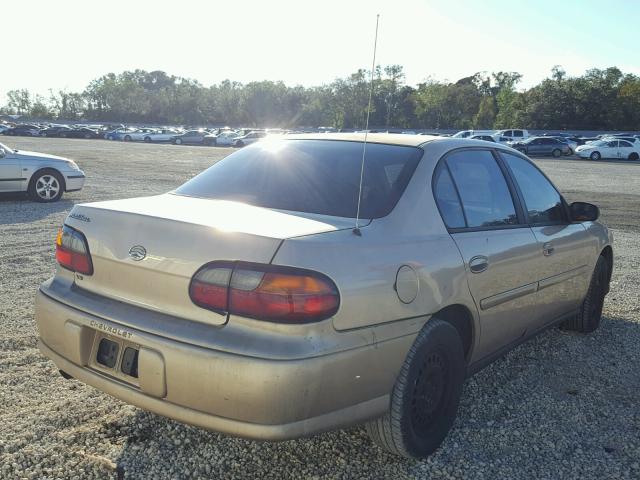 1G1ND52J52M521460 - 2002 CHEVROLET MALIBU GOLD photo 4