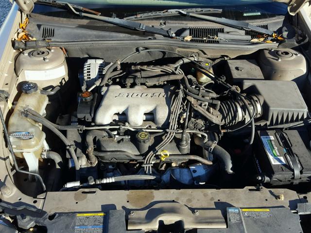 1G1ND52J52M521460 - 2002 CHEVROLET MALIBU GOLD photo 7