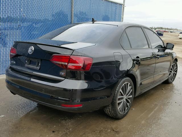 3VWD17AJ6GM279473 - 2016 VOLKSWAGEN JETTA SPOR BLACK photo 4