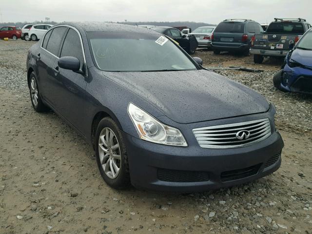 JNKBV61E98M219498 - 2008 INFINITI G35 BLUE photo 1