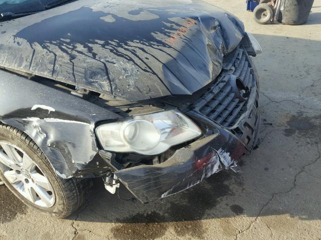 WVWEK73C76P019322 - 2006 VOLKSWAGEN PASSAT 2.0 BLACK photo 9