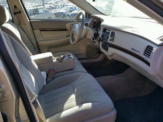 2G1WF52E159124895 - 2005 CHEVROLET IMPALA TAN photo 5