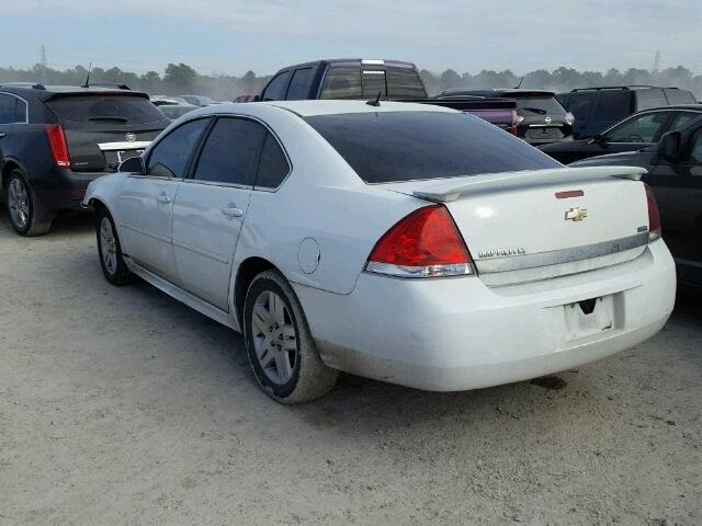 2G1WB5EK6B1333167 - 2011 CHEVROLET IMPALA LT WHITE photo 3