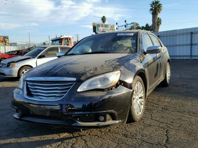 1C3CCBCG0CN152235 - 2012 CHRYSLER 200 LIMITE BLACK photo 2