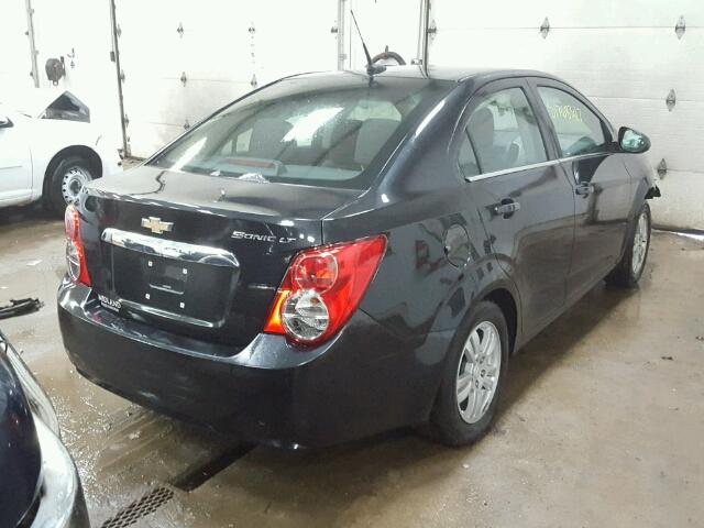 1G1JC5SH7D4247678 - 2013 CHEVROLET SONIC LT BLACK photo 4