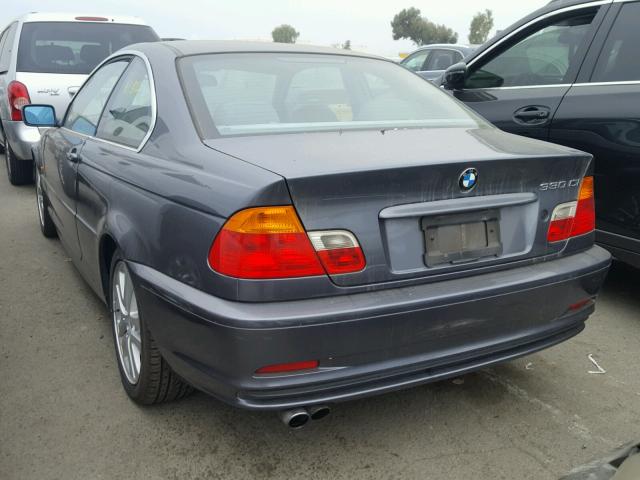 WBABN534X3PH02974 - 2003 BMW 330 CI BLUE photo 3