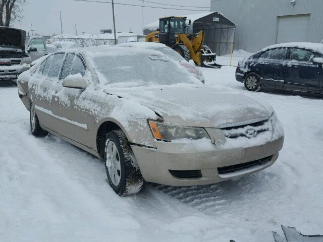 KMHET46C36A082911 - 2006 HYUNDAI SONATA GL BEIGE photo 1