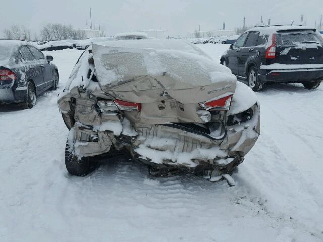 KMHET46C36A082911 - 2006 HYUNDAI SONATA GL BEIGE photo 9