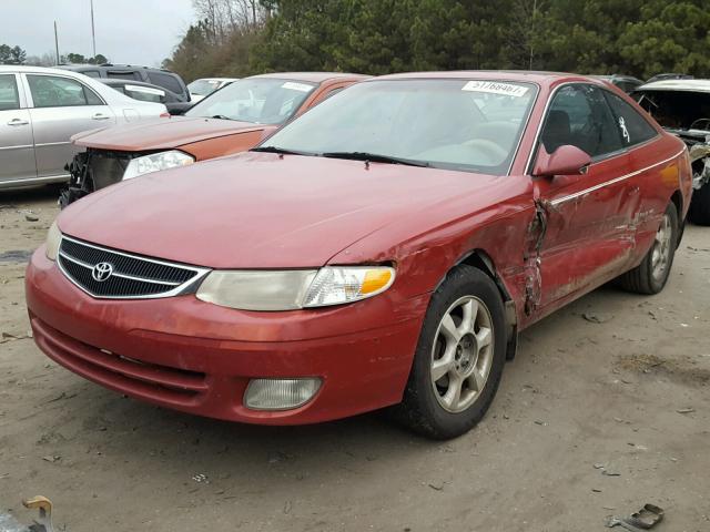 2T1CF22P6XC163494 - 1999 TOYOTA CAMRY SOLA RED photo 2